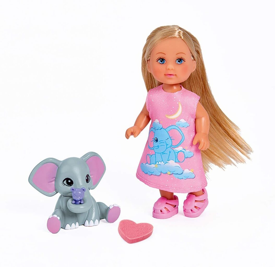 Lėlė su drambliuku Simba Evi Love цена и информация | Žaislai mergaitėms | pigu.lt