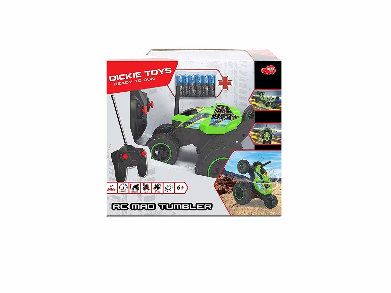 Radijo bangomis valdomas automodelis Mad Tumbler Simba Dickie Toys kaina ir informacija | Žaislai berniukams | pigu.lt