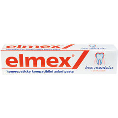 Dantų pasta Elmex Wthout Menthol, 75 ml цена и информация | Зубные щетки, пасты | pigu.lt