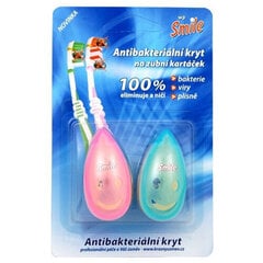 Dantų šepetėlio dangtelis VitalCare Antibacterial cover for toothbrush, 2 vnt. kaina ir informacija | Dantų šepetėliai, pastos | pigu.lt