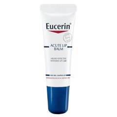 Бальзам для сухих губ Eucerin Acute, 10 мл цена и информация | Помады, бальзамы, блеск для губ | pigu.lt