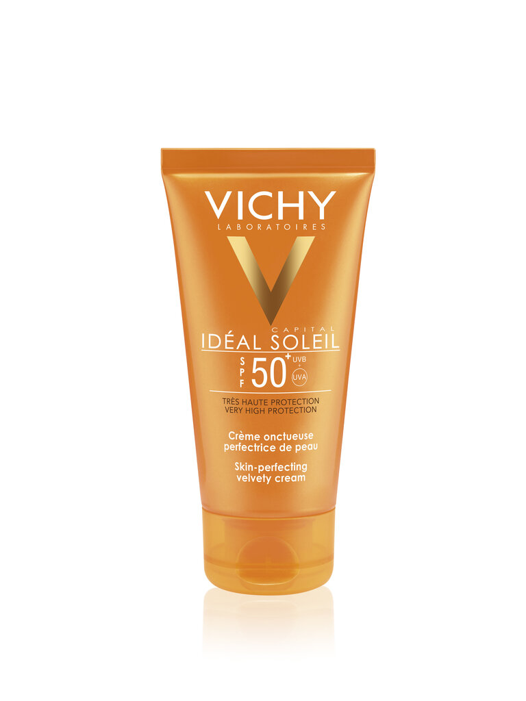 Apsauginis veido kremas nuo saulės Vichy Ideal Soleil SPF50+, 50 ml kaina ir informacija | Kremai nuo saulės | pigu.lt