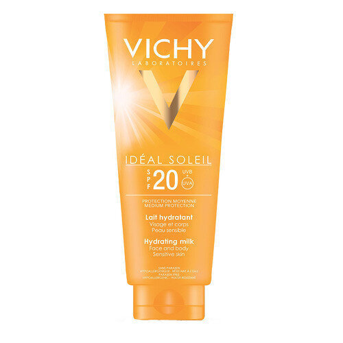 Drėkinamasis pienelis nuo saulės Vichy Idéal Soleil Hydrating milk SPF 20, 300ml цена и информация | Kremai nuo saulės | pigu.lt