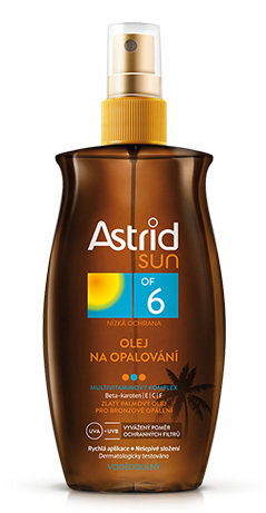 Apsauginis kūno aliejus Astrid Sun, 200 ml kaina ir informacija | Kremai nuo saulės | pigu.lt