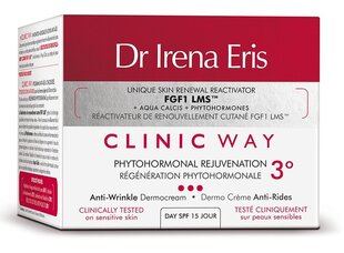 Dieninis kremas su fito-hormonais Dr Irena Eris Clinic Way Nr.3, SPF15, 50 ml kaina ir informacija | Veido kremai | pigu.lt