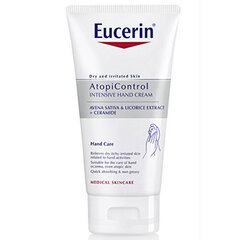 Rankų kremas - Eucerin Hand AtopiControl (Hand Cream), 75 ml kaina ir informacija | Kūno kremai, losjonai | pigu.lt