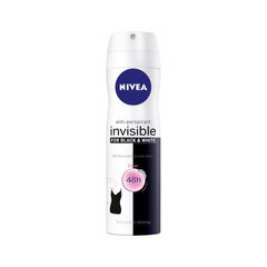 Purškiamas dezodorantas Nivea Antiperspirant Spray Invisible Black & White Clear Mini, 100 ml kaina ir informacija | Dezodorantai | pigu.lt