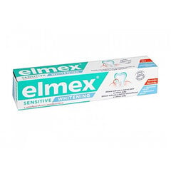 Dantų pasta Elmex Sensitive Whitening teeth, 75 ml цена и информация | Зубные щетки, пасты | pigu.lt