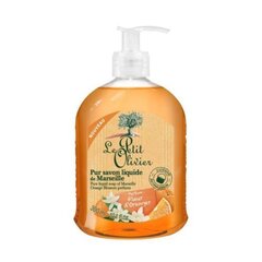 Skystas rankų muilas Le Petit Olivier Orange 300 ml kaina ir informacija | Muilai | pigu.lt