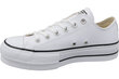 Sportiniai bateliai moterims Converse Chuck Taylor All Star Lift Clean Ox, balti цена и информация | Sportiniai bateliai, kedai moterims | pigu.lt