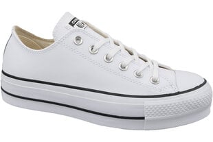 Кроссовки женские Converse Chuck Taylor All Star Lift Clean Ox, белые цена и информация | Converse Одежда, обувь и аксессуары | pigu.lt