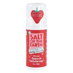 Salt-Of-The-Earth Natural Deodorant Spray Rock Chick Sweet Strawberry ( Natura l Deodorant) 100 ml 100ml цена и информация | Дезодоранты | pigu.lt