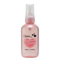 Gaivinamasis kūno purškiklis I Love Strawberries & Cream 100 ml kaina ir informacija | Kūno kremai, losjonai | pigu.lt