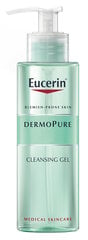 Очищающий гель для проблемной кожи лица Eucerin DermoPure, 400 мл цена и информация | Средства для очищения лица | pigu.lt