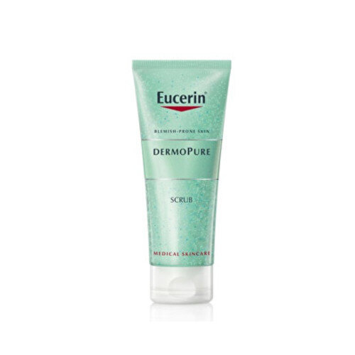 Šveitiklis su pieno rūgštimi Eucerin DermoPure Scrub, 100 ml kaina ir informacija | Veido prausikliai, valikliai | pigu.lt