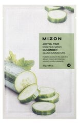 Маска для лица листовая с огурцами Mizon Joyful Time Essence Mask Cucumber 23g цена и информация | Маски для лица, патчи для глаз | pigu.lt