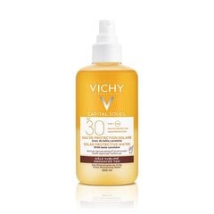 Apsauginis purškiklis nuo saulės Vichy Idéal Soleil Enhanced Tan SPF30, 200 ml kaina ir informacija | Kremai nuo saulės | pigu.lt