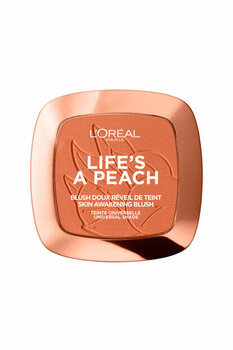 Румяна L'Oreal Paris Life's A Peach, 9 г цена и информация | Бронзеры (бронзаторы), румяна | pigu.lt