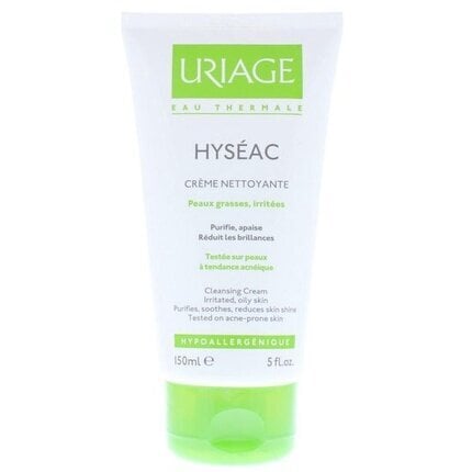 Kreminis veido prausiklis Uriage Hyseac Cleansing Cream 150 ml цена и информация | Veido prausikliai, valikliai | pigu.lt