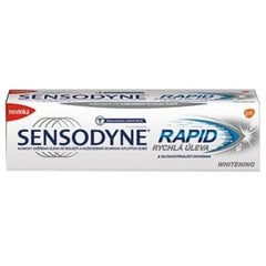 Balinamoji dantų pasta Sensodyne Rapid Relief Whitening Toothpaste, 75 ml kaina ir informacija | Dantų šepetėliai, pastos | pigu.lt