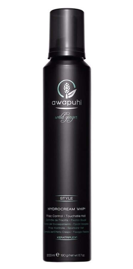 Apimties suteikiančios plaukų putos Paul Mitchell Awapuhi Wild Ginger Hydrocream Whip 200 ml цена и информация | Plaukų formavimo priemonės | pigu.lt