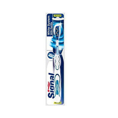 Signal Medium hard toothbrush White System medium цена и информация | Зубные щетки, пасты | pigu.lt