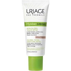 Придающий оттенок крем для лица Uriage Hyseac 3-Regul SPF30 40 мл цена и информация | Кремы для лица | pigu.lt