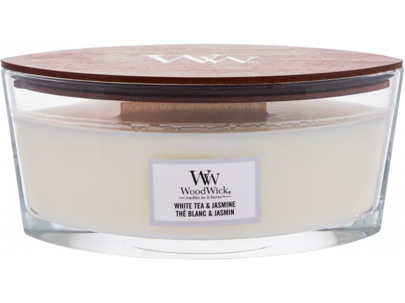 WoodWick kvapioji žvakė White Tea & Jasmine, 453.6 g цена и информация | Žvakės, Žvakidės | pigu.lt