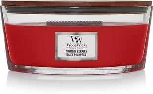 WoodWick ароматическая свеча Crimson Berries 453,6 г цена и информация | Подсвечники, свечи | pigu.lt