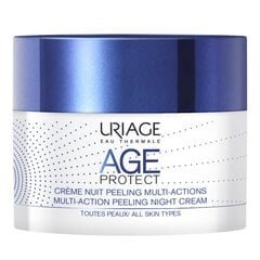 Отшелушивающий ночной крем для лица Uriage Age Protect Multi-Action Peeling 50 мл цена и информация | Кремы для лица | pigu.lt