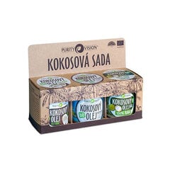 Kokosų aliejų rinkinys Purity Vision Coconut, 3 vnt kaina ir informacija | Eteriniai, kosmetiniai aliejai, hidrolatai | pigu.lt