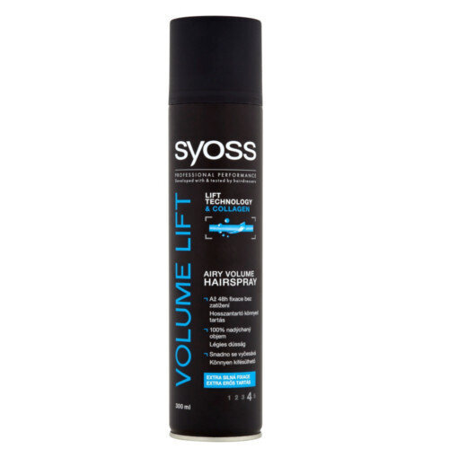 Plaukų lakas Syoss Professional Performance Volume Lift, 300ml цена и информация | Plaukų formavimo priemonės | pigu.lt