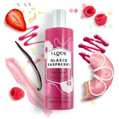 Гель для душа I Love Glazed Raspberry 360 мл цена и информация | Масла, гели для душа | pigu.lt