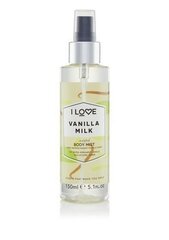 Kūno purškiklis I Love Vanilla Milk 150 ml kaina ir informacija | Parfumuota kosmetika moterims | pigu.lt