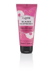 Rankų ir nagų kremas I Love Glazed Raspberry 100 ml kaina ir informacija | Kūno kremai, losjonai | pigu.lt