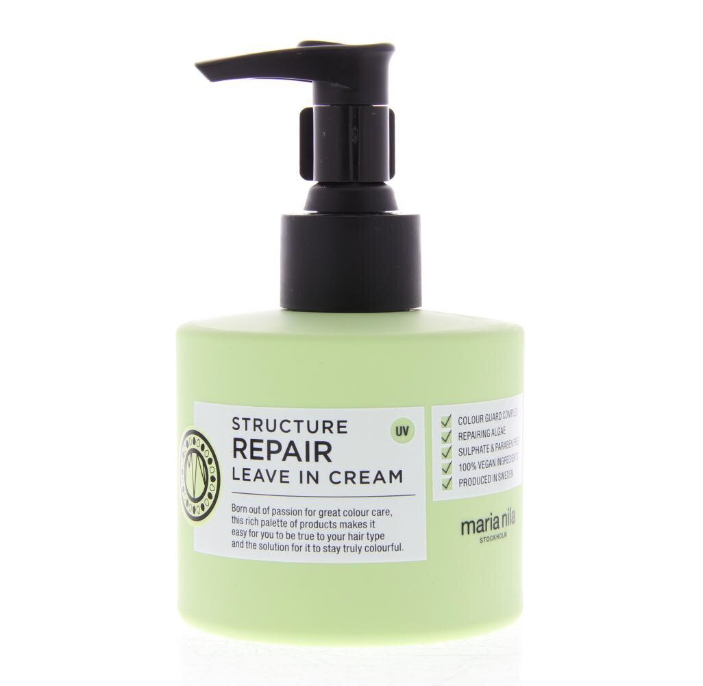 Plaukų kremas Maria Nila Structure Repair Leave In Cream, 200 ml kaina ir informacija | Plaukų formavimo priemonės | pigu.lt