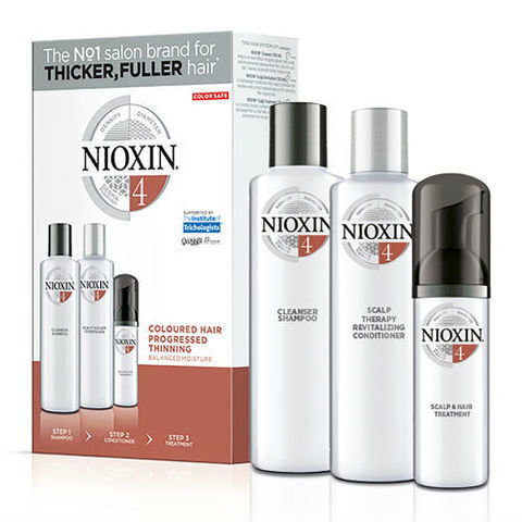 Rinkinys Nioxin System 4: šampūnas 300 ml + kondicionierius 300 ml + serumas 100 ml цена и информация | Šampūnai | pigu.lt