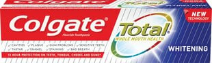 Зубная паста Colgate Total Whitening, 75 мл цена и информация | Зубные щетки, пасты | pigu.lt