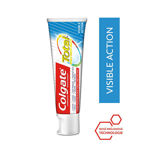 Dantų pasta Colgate Total Visible Action Toothpaste new, 75 ml цена и информация | Dantų šepetėliai, pastos | pigu.lt