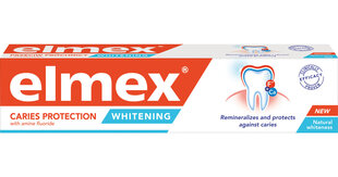 Balinamoji dantų pasta nuo ėduonies Elmex Whitening Toothpaste Caries Protection Whitening, 75 ml цена и информация | Зубные щетки, пасты | pigu.lt