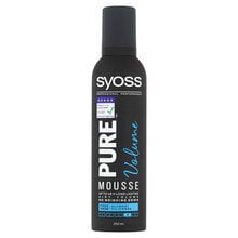 Мусс для длительного объема SYOSS "Pure Volume" 250 мл цена и информация | Средства для укладки волос | pigu.lt