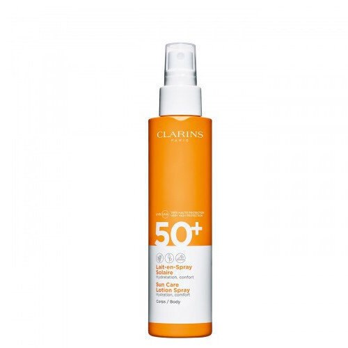 Purškiamasis kūno losjonas nuo saulės Clarins SPF50+ 150 ml kaina ir informacija | Kremai nuo saulės | pigu.lt