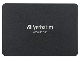 Drive Verbatim VI550 S3 49351 (256 GB ; 2.5 Inch; SATA III) kaina ir informacija | Vidiniai kietieji diskai (HDD, SSD, Hybrid) | pigu.lt