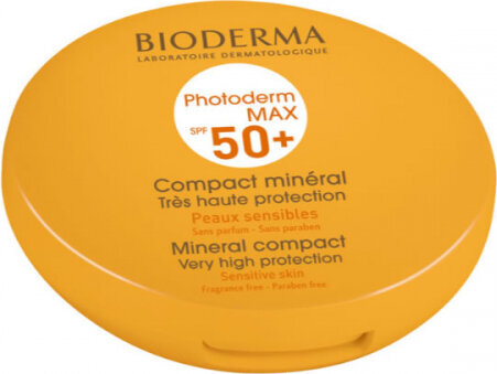 Kompaktinė pudra Bioderma Photoderm Max Compact Teinte Dorée Spf50+, 10g цена и информация | Makiažo pagrindai, pudros | pigu.lt