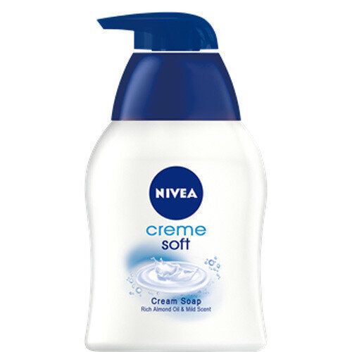 Skystas kreminis muilas Nivea Creme Soft 250 ml kaina ir informacija | Muilai | pigu.lt