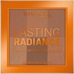 Kompaktinė pudra Rimmel lasting radiance powder 003 Espresso, 8g kaina ir informacija | Makiažo pagrindai, pudros | pigu.lt