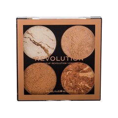 Палетка Makeup Revolution Cheek Kit Palette, 8 г  цена и информация | Бронзеры (бронзаторы), румяна | pigu.lt