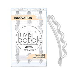 Plaukų segtukas Invisibobble Waver 3vnt, Juoda kaina ir informacija | Plaukų aksesuarai | pigu.lt