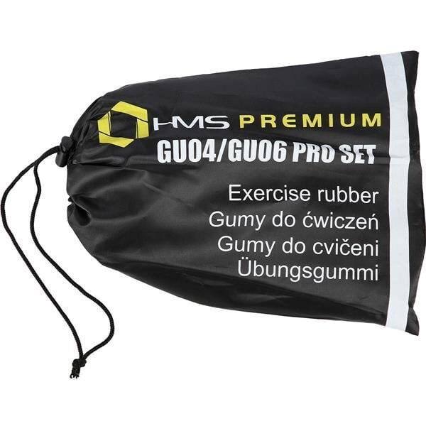 Pasipriešinimo gumų rinkinys HMS Premium GU04/GU06 Pro, 6 vnt. цена и информация | Pasipriešinimo gumos, žiedai | pigu.lt