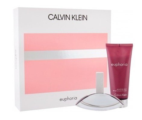 Calvin Klein Euphoria - EDP 50 ml + body lotion 100 ml kaina ir informacija | Kvepalai moterims | pigu.lt